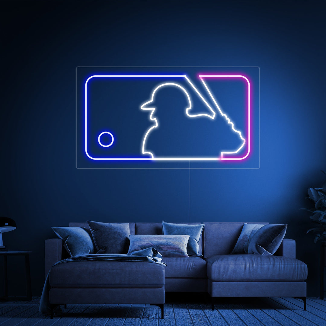 "Baseball-Peli" Neonkyltti