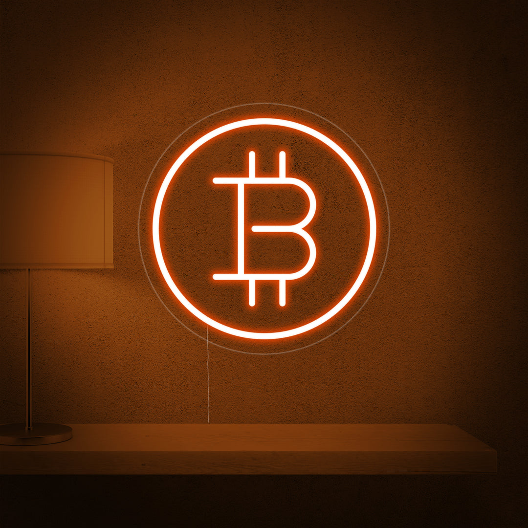 "Bitcoin" Neonkyltti