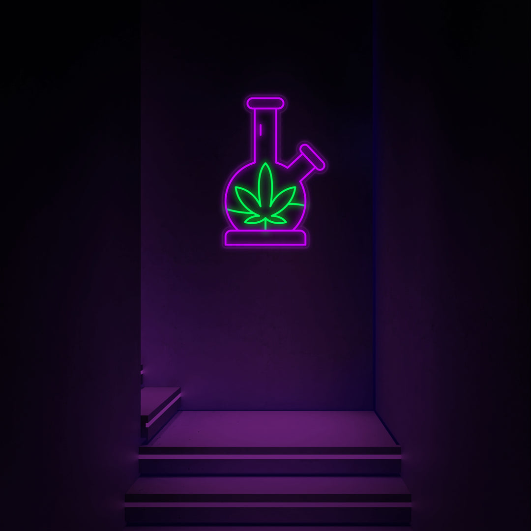 "Marihuana Kannabis" Neonkyltti