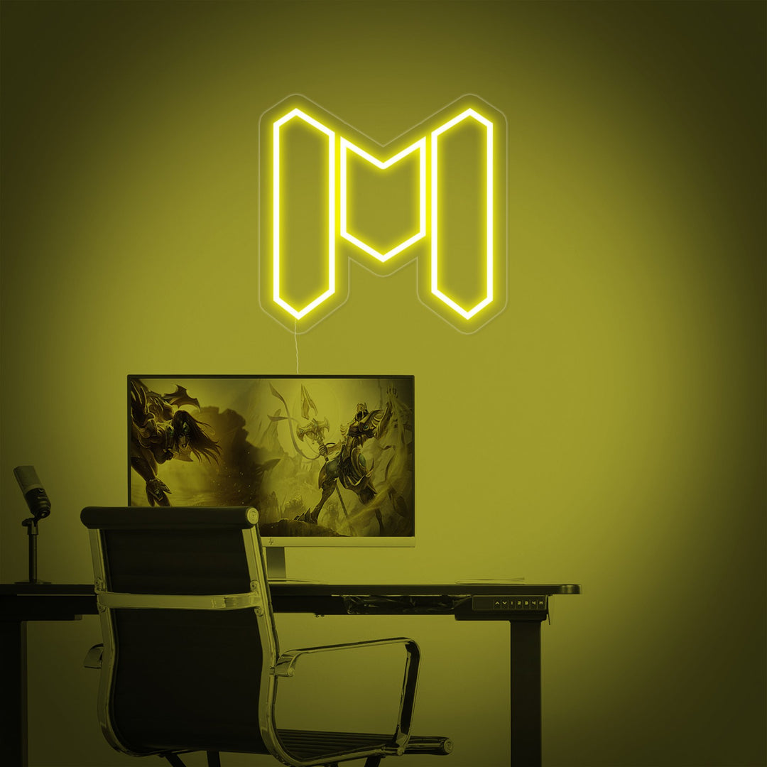 "Duty, Gamer Room Decor" Neonkyltti