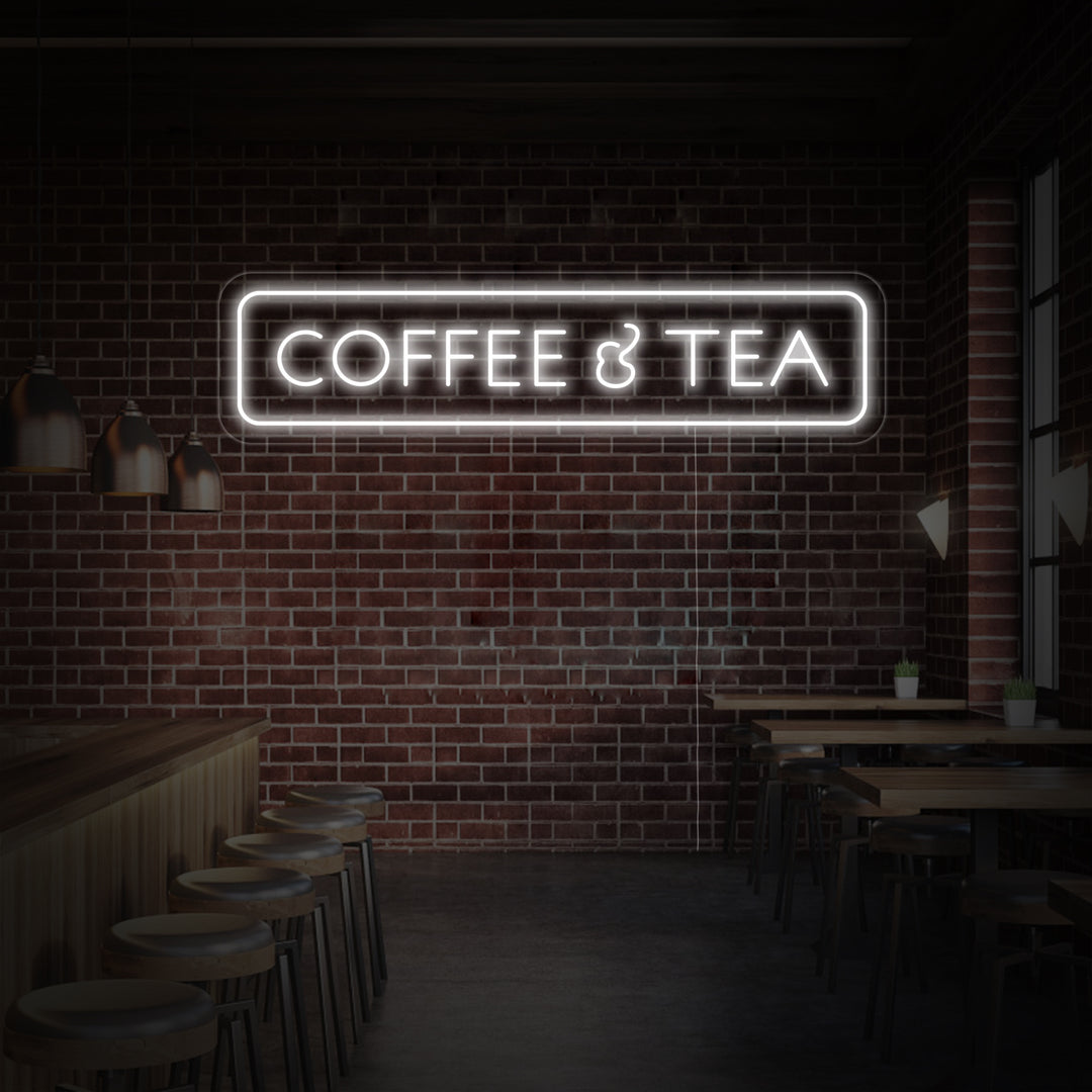 "Coffee And Tea" Neonkyltti