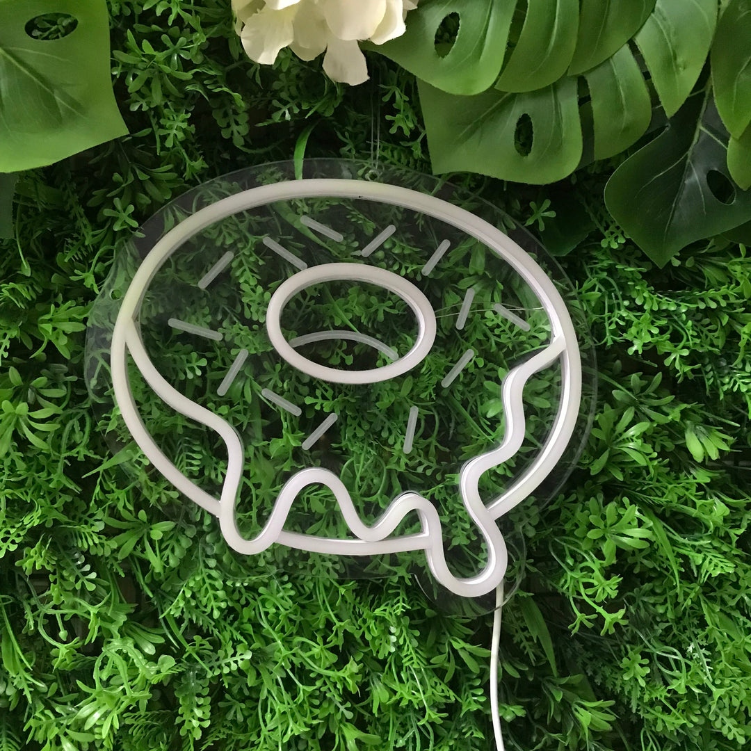 "Värikäs Donitsi" Pieni Neonkyltti