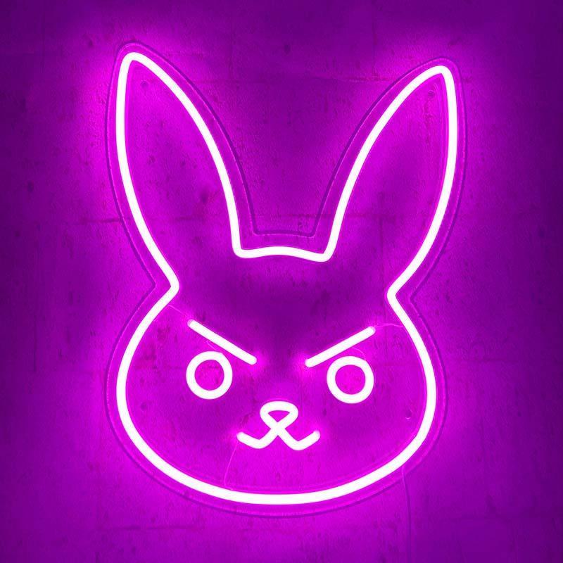 "D.Va Bunny" Neonkyltti