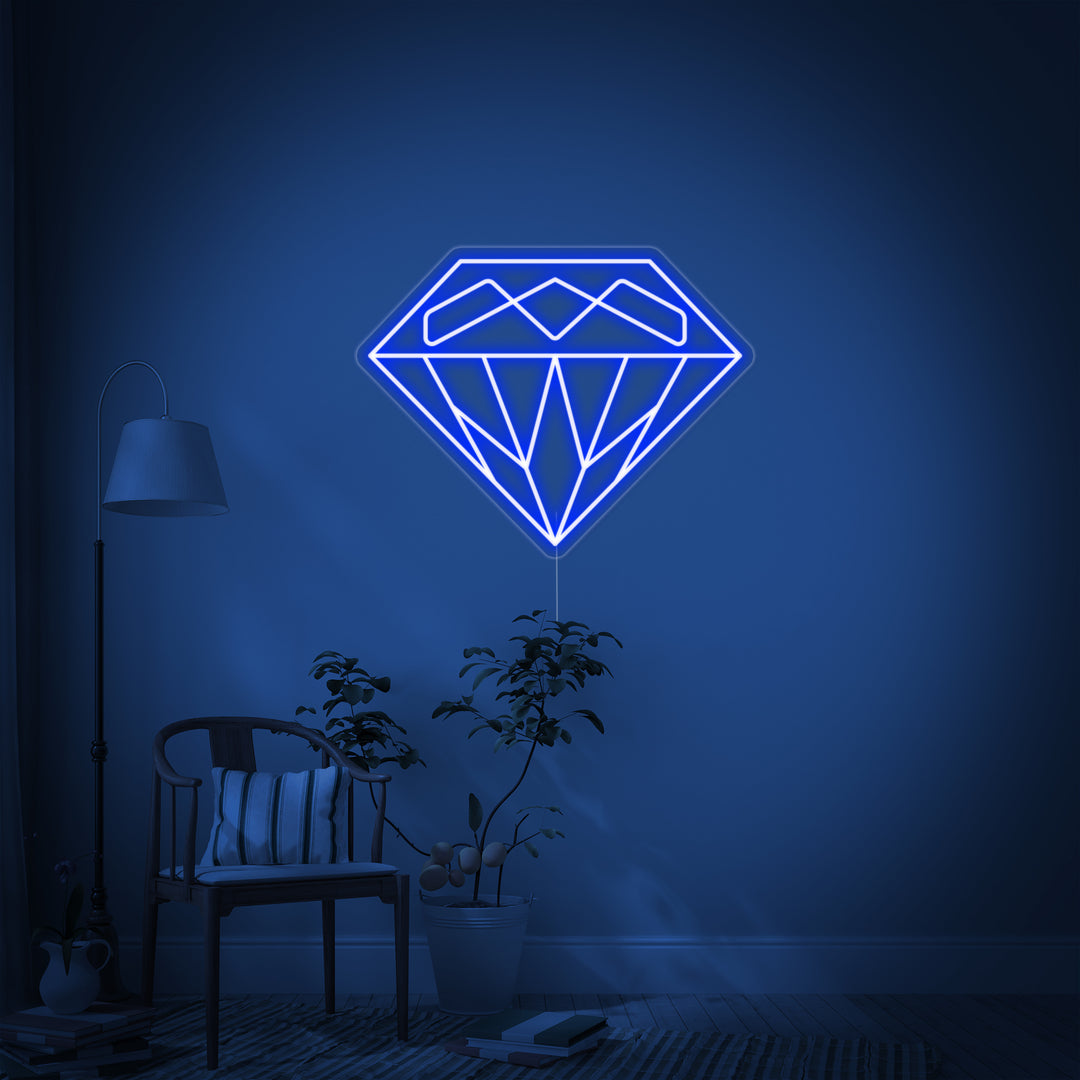"Timantti" Neonkyltti