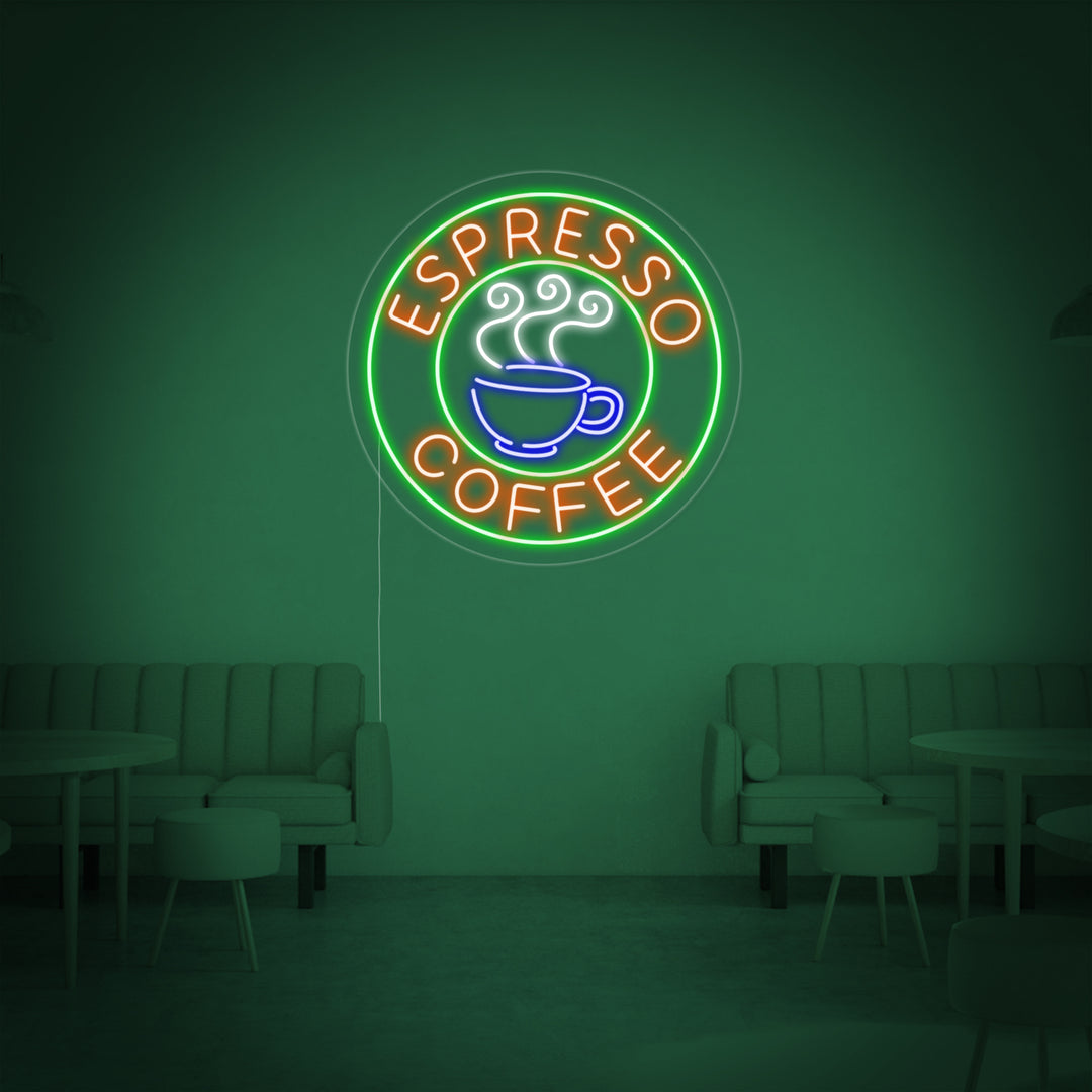 "Espresso Coffee" Neonkyltti