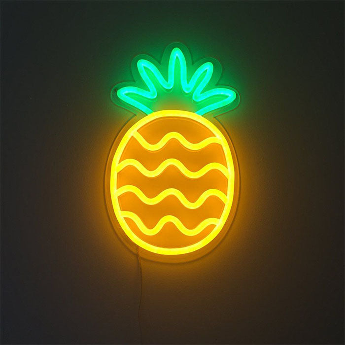 "Hedelmä Ananas" Neonkyltti
