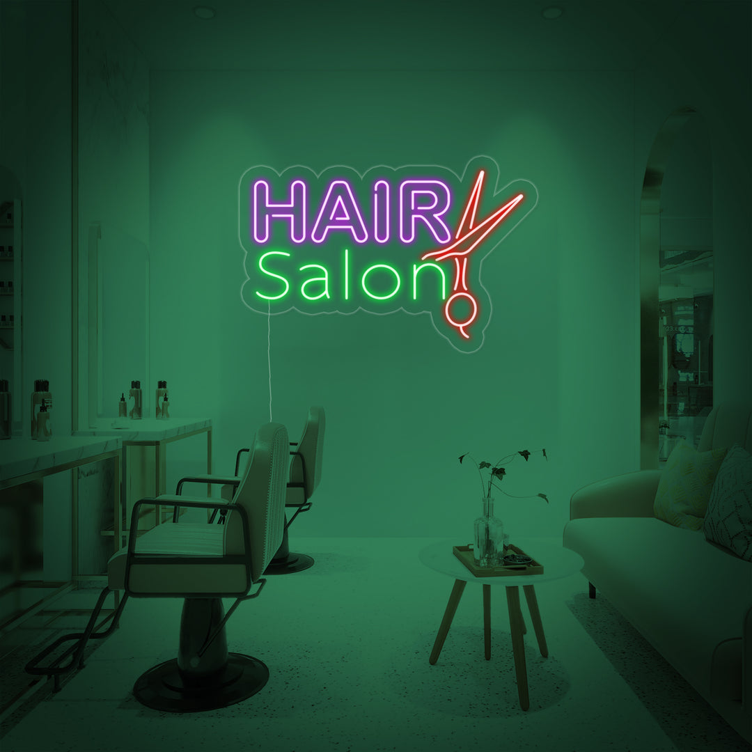 "Hair Salon" Neonkyltti