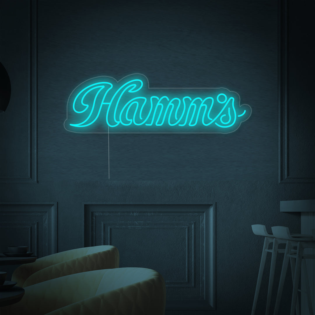 "Hamms Olutbaari" Neonkyltti