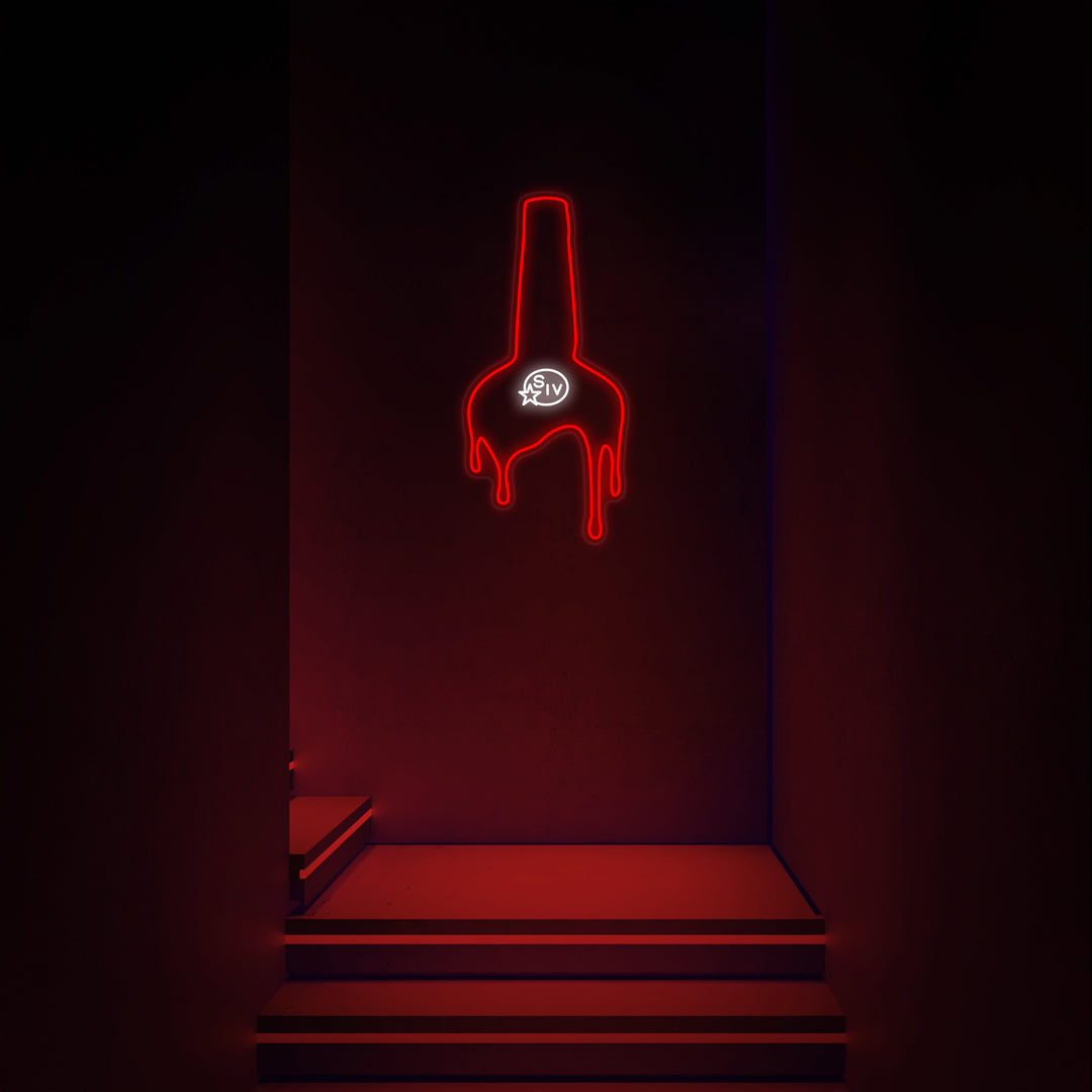 "Makers Whisky Bar" Neonkyltti