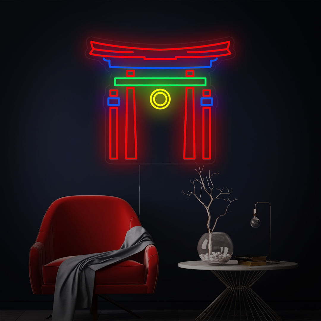 "Japanilainen Torii-Portti" Neonkyltti