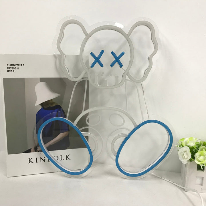 "istuva Kaw, Anime" Pieni Neonkyltti