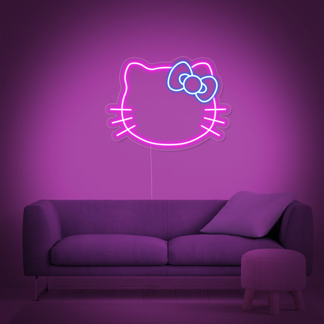 "Kitty Cat" Neonkyltti