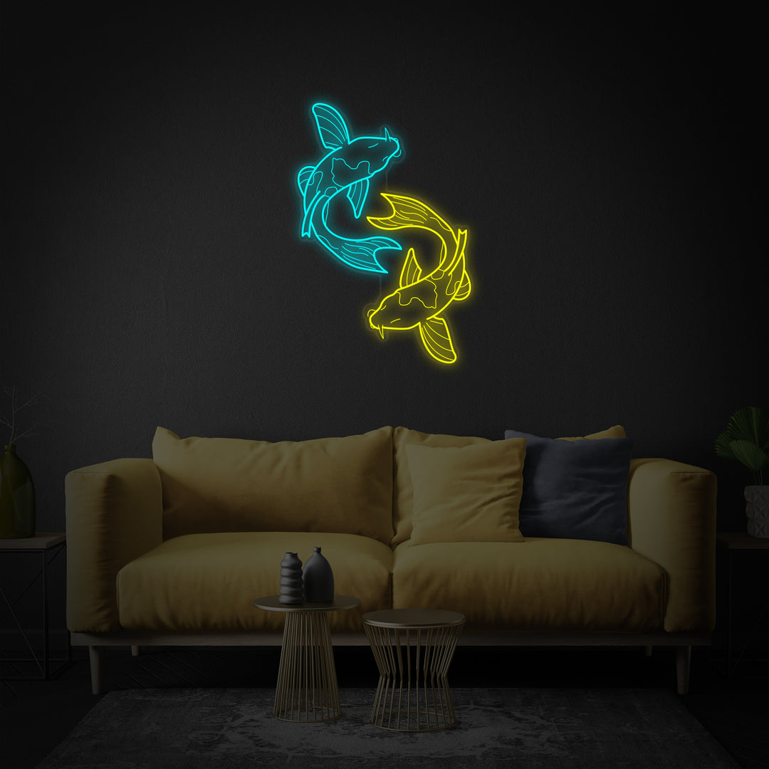 "Koi Kala" Neonkyltti