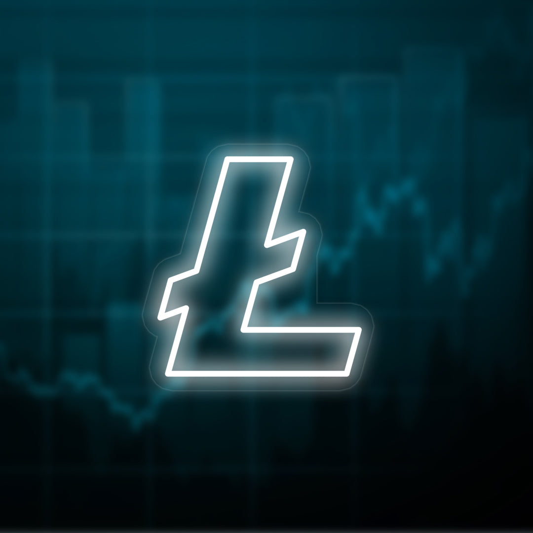"Litecoin (LTC) Kryptovaluutta" Neonkyltti