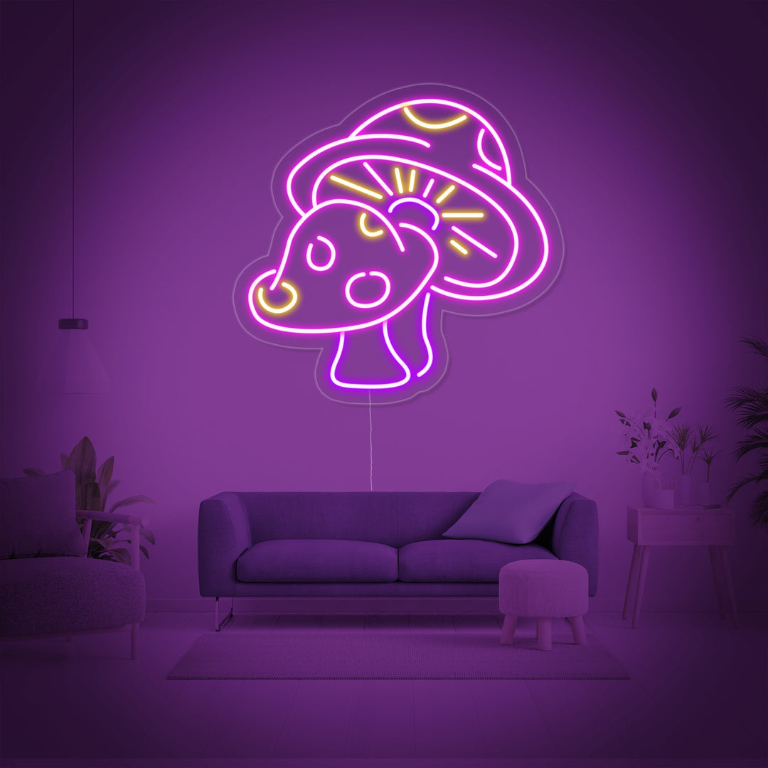 "Sieni" Neonkyltti