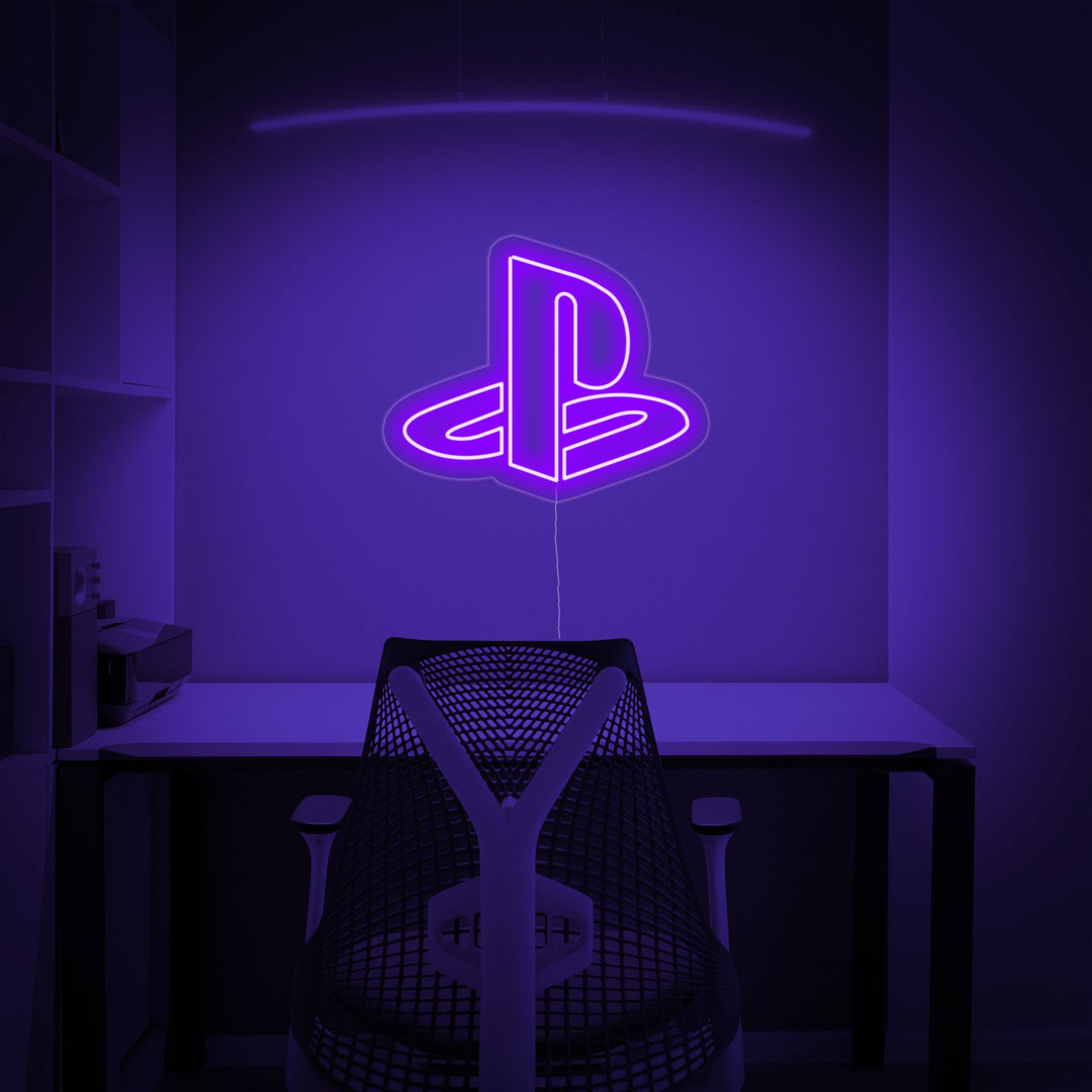 "Play Logo" Neonkyltti