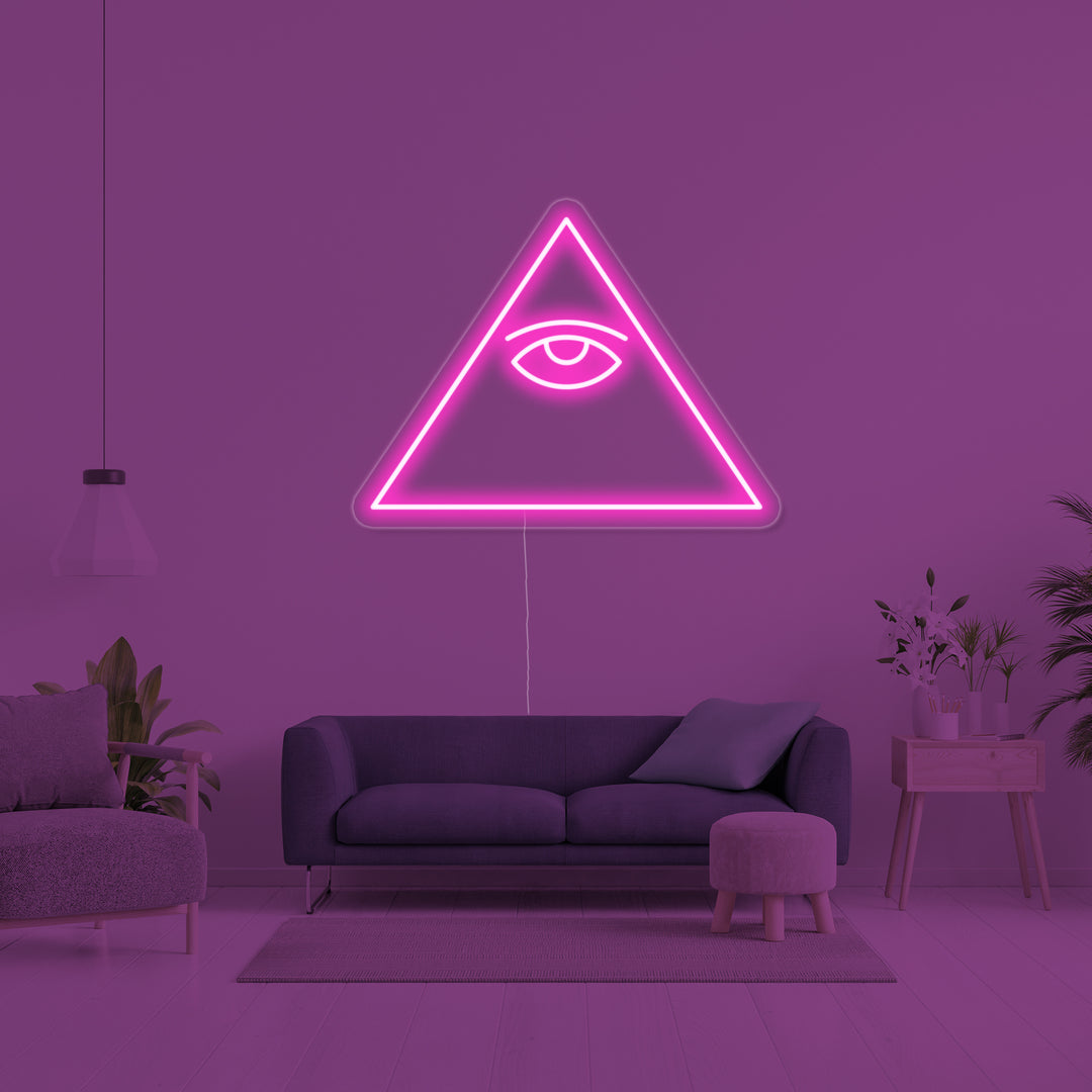 "Psyykkinen Silmä" Neonkyltti