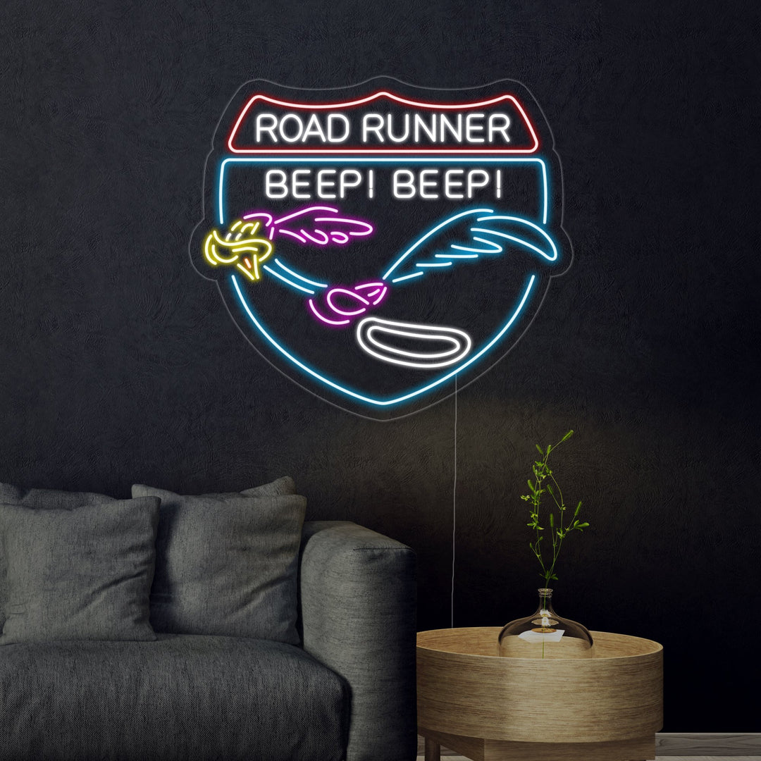"Road Runner Beep Beep" Neonkyltti