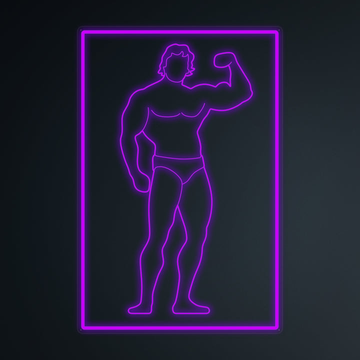 "Urheilu- Ja Kuntoilukeskus" Pieni Neonkyltti