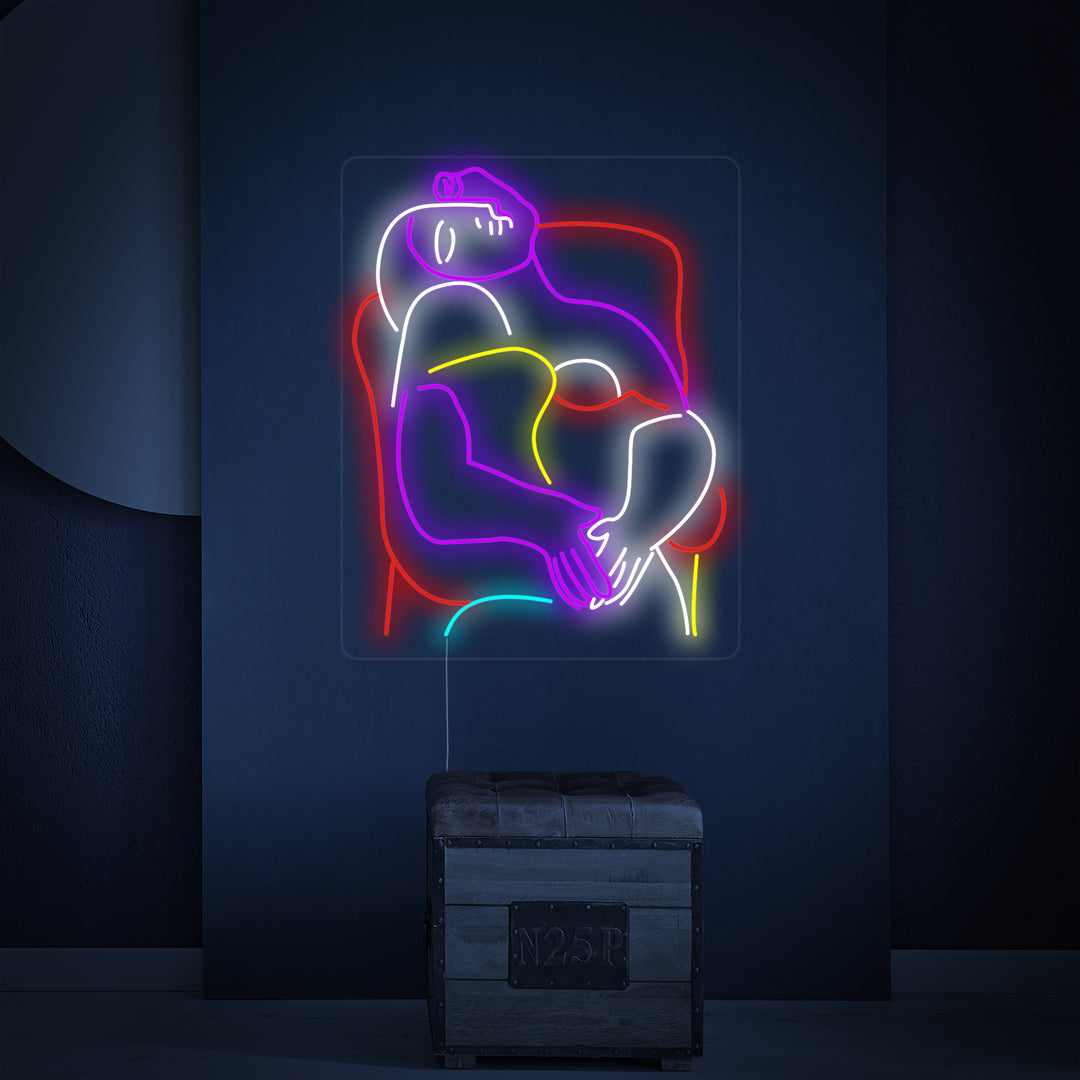 "Unelma, Pablo Picasso" Neonkyltti