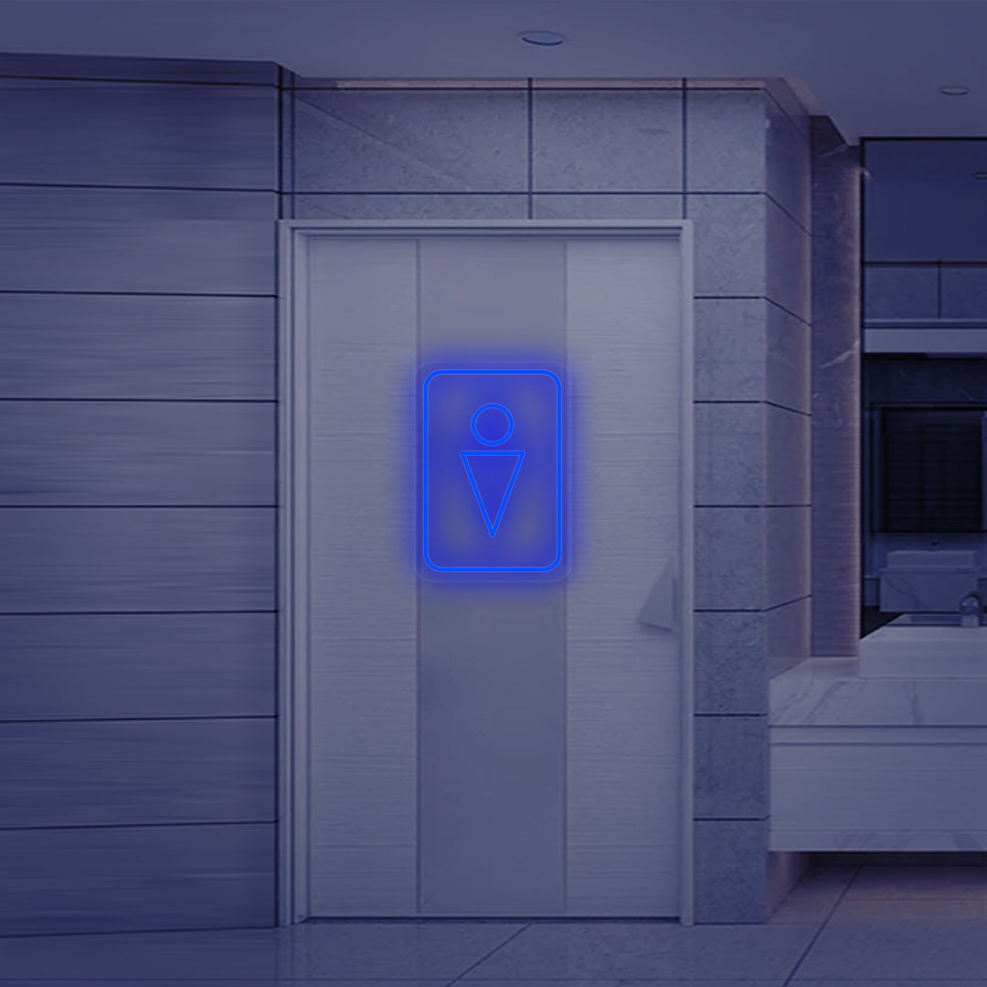 "WC Mies Symboli" Neonkyltti
