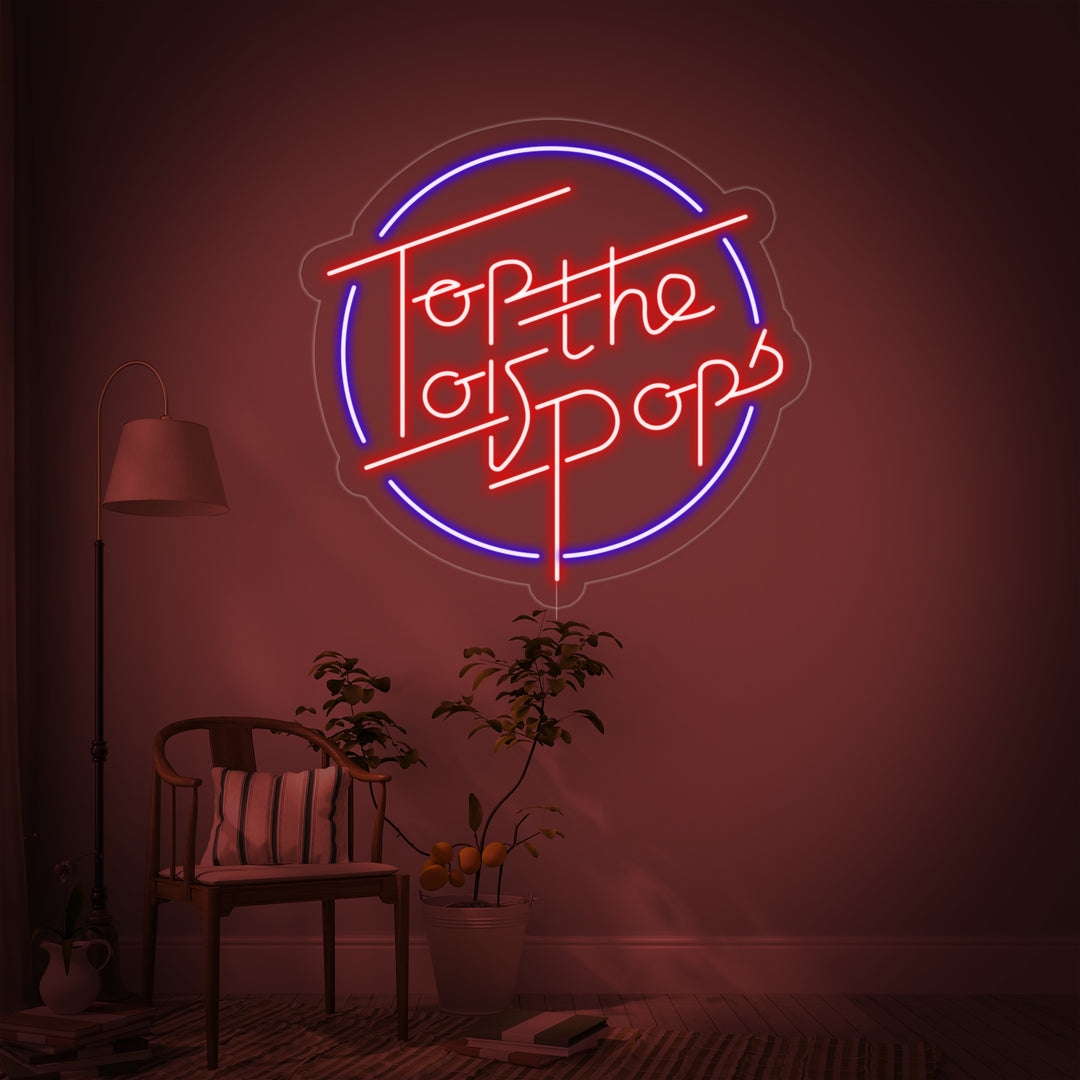 "Top of The Pops" Neonkyltti