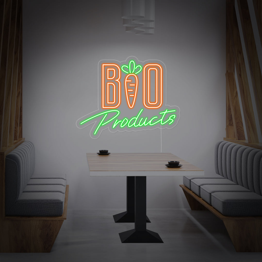 "Bio Products" Neonkyltti