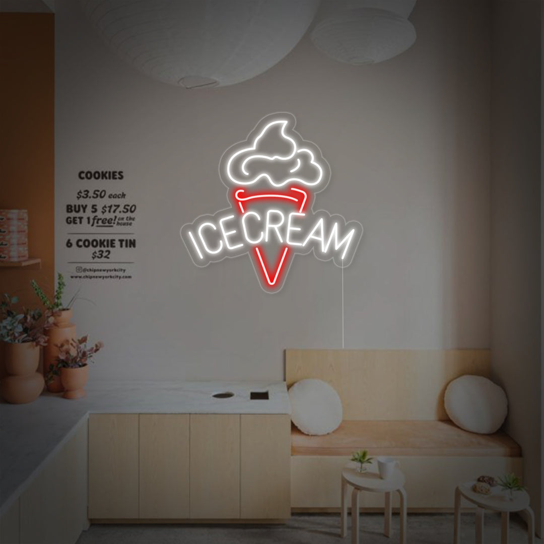 "Ice Cream" Neonkyltti