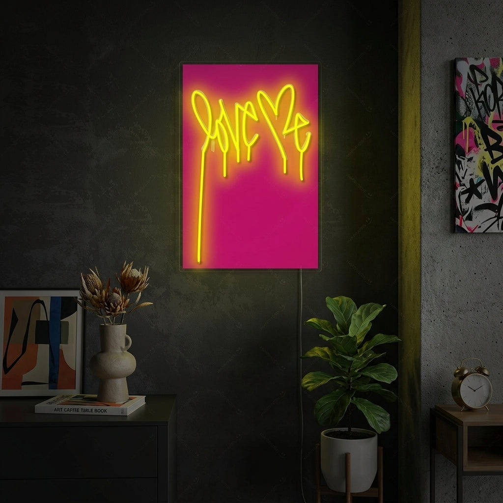 "Love Me" Neonkyltti