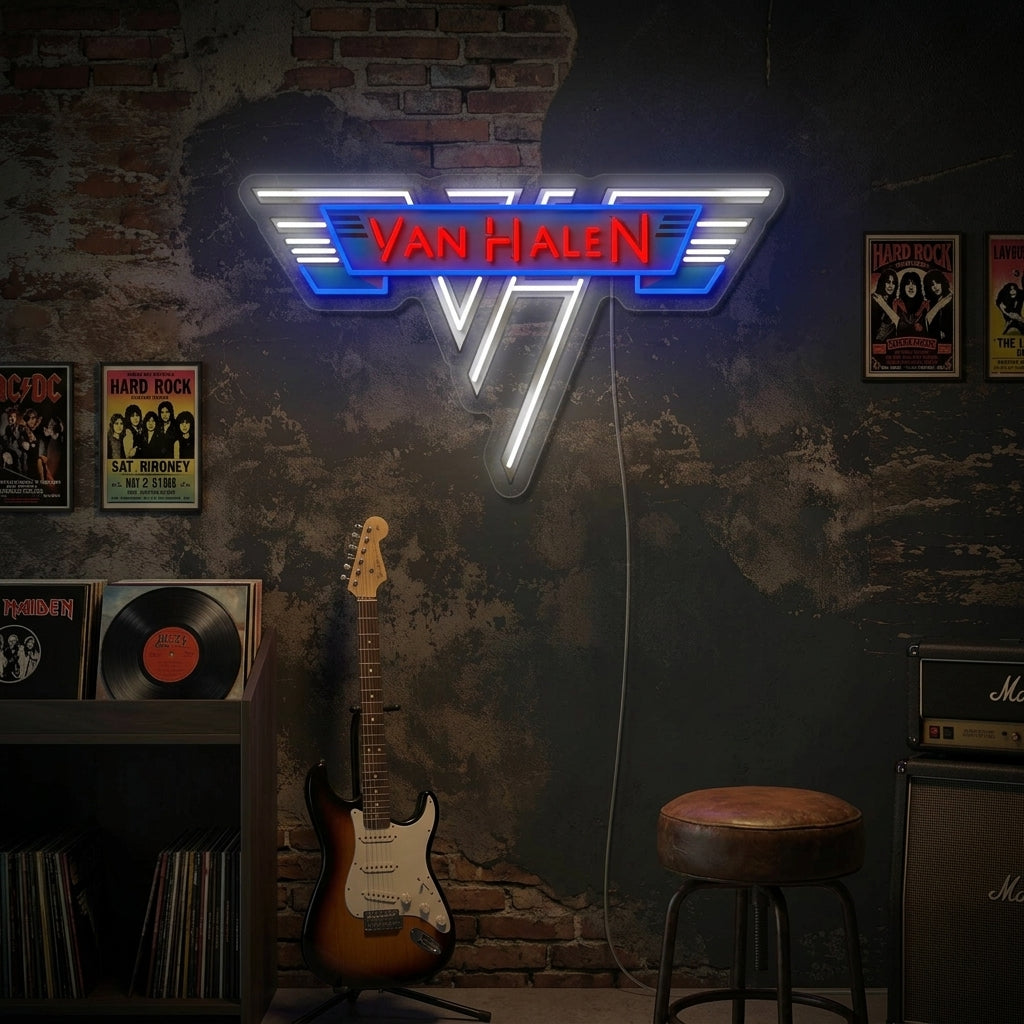 "Van Halen" Neonkyltti
