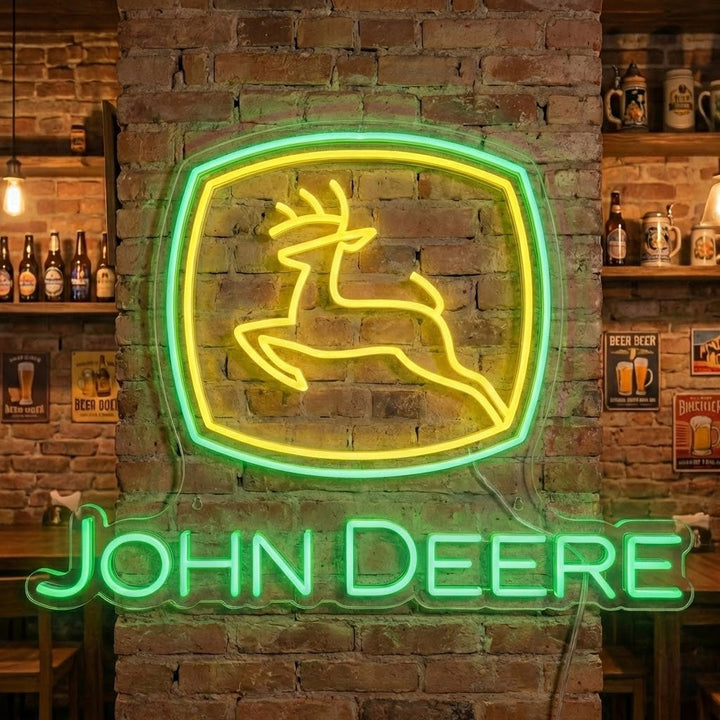 "John Deere" Neonkyltti