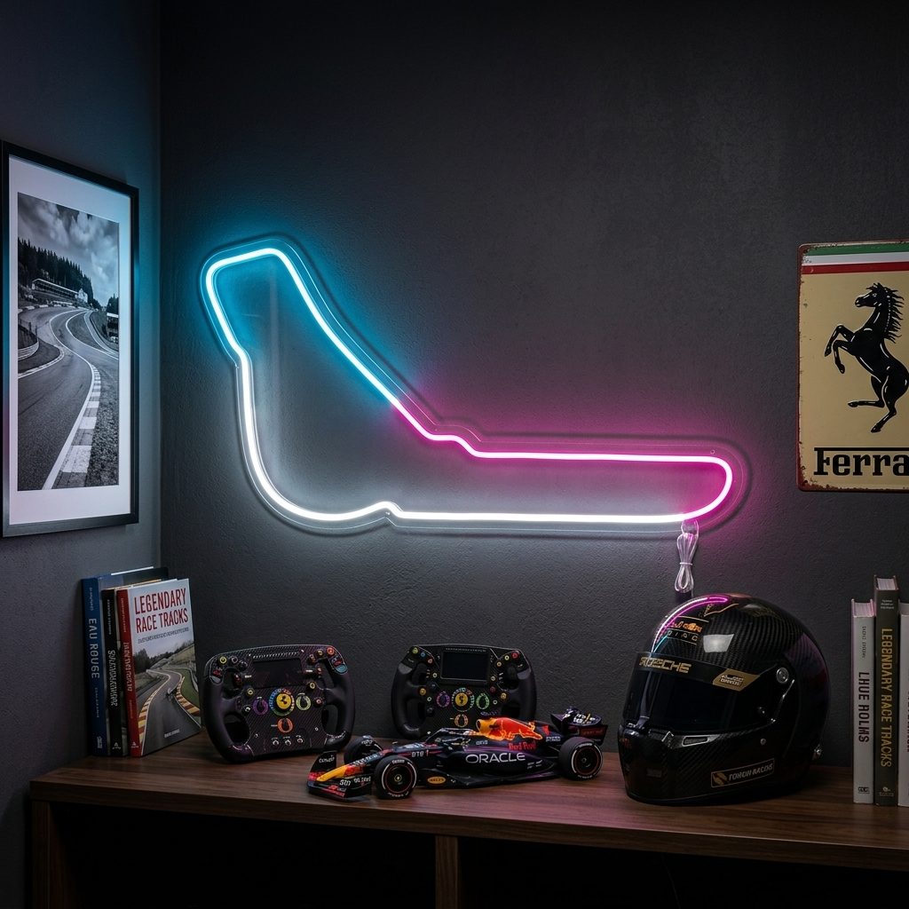 "Italian Monzan F1-Rata" Neonkyltti