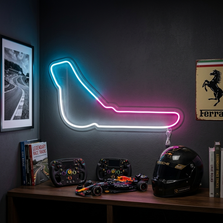 "Italian Monzan F1-Rata" Neonkyltti