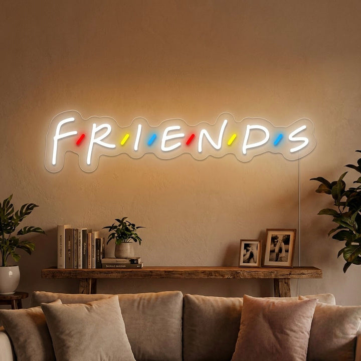 "Friends, Televisio" Neonkyltti