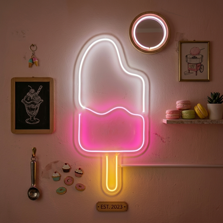 "Popsicle" Neonkyltti