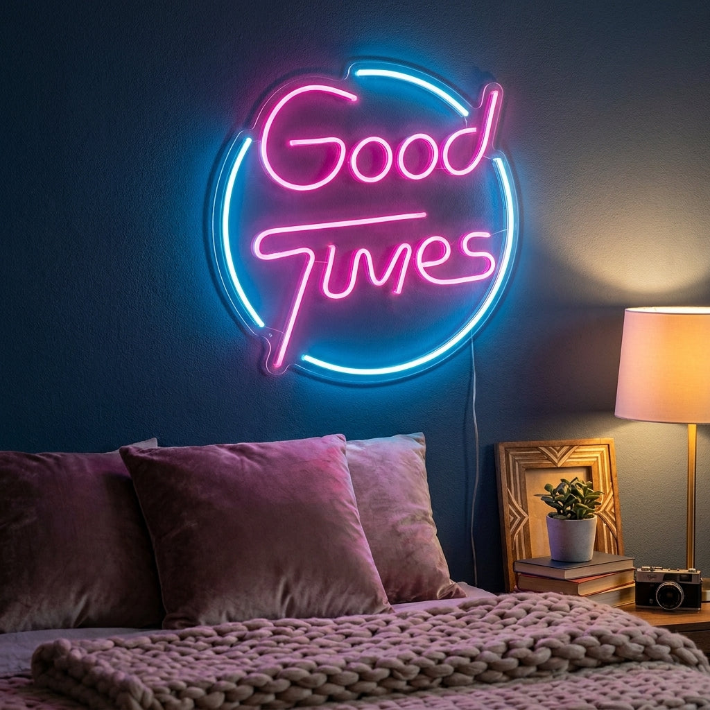 "Good Times" Neonkyltti