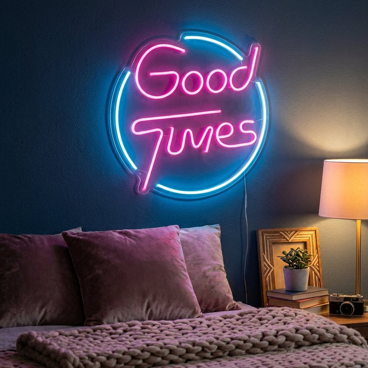 "Good Times" Neonkyltti