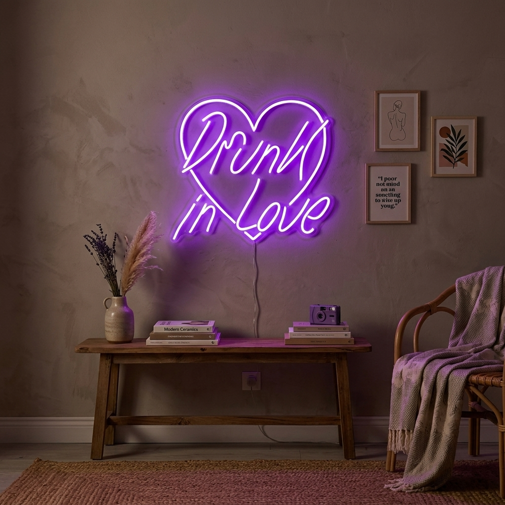 "Drunk In Love" Neonkyltti