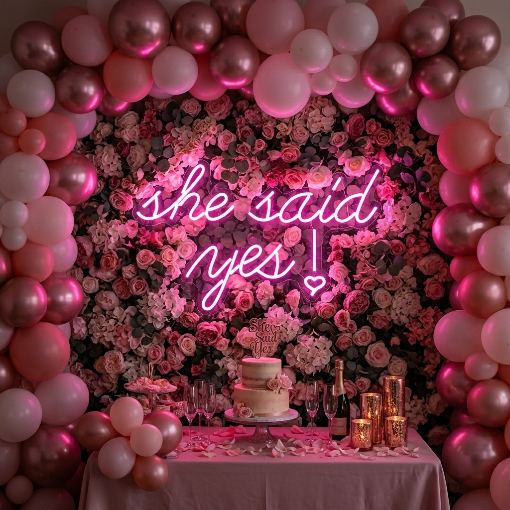 "She Said Yes" Neonkyltti