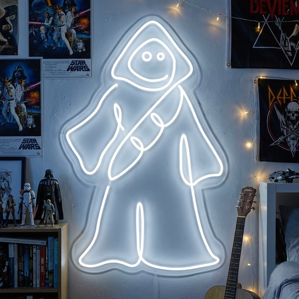 "Jawa-Hiekankansa" Neonkyltti