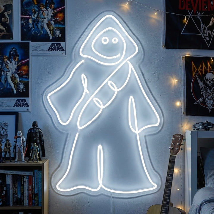 "Jawa-Hiekankansa" Neonkyltti
