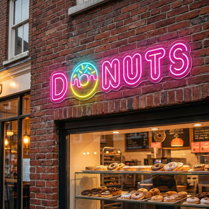 "Donut" Neonkyltti