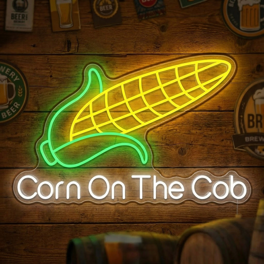 "Corn On The Cob" Neonkyltti