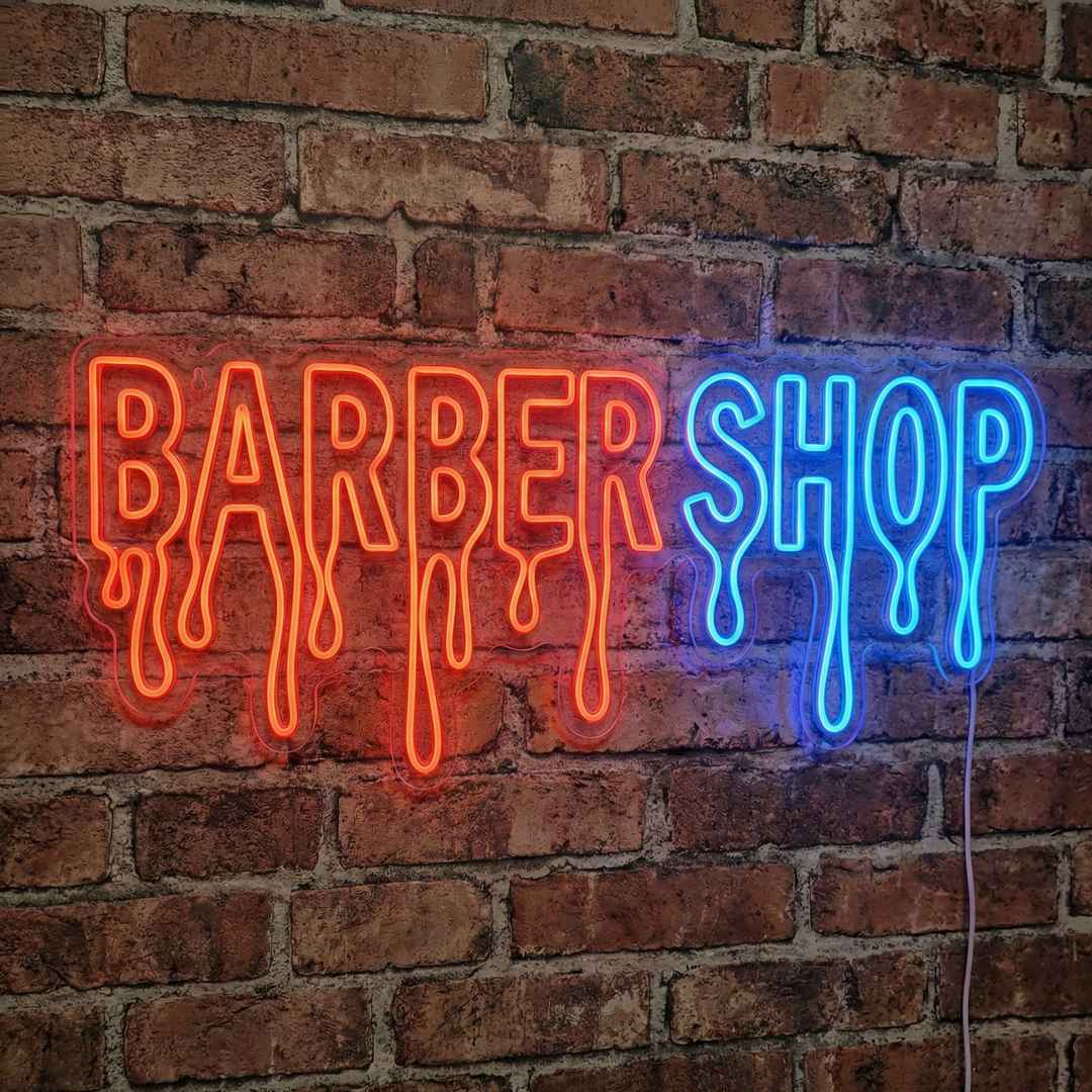 "Barber Shop" Neonkyltti