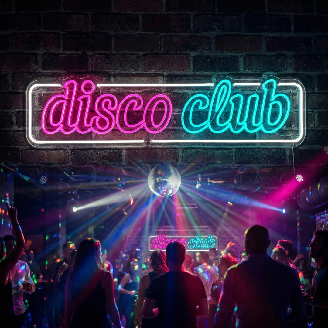 "Disco Club" Neonkyltti