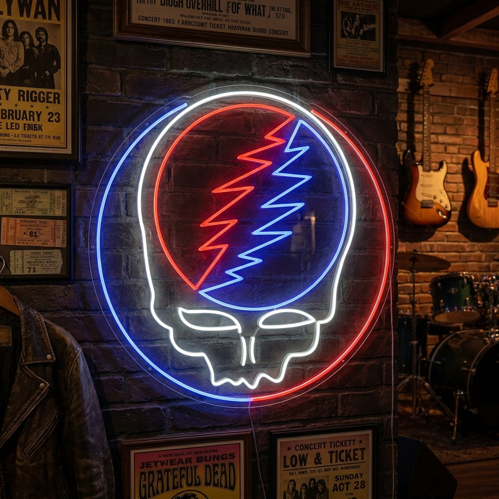 "Grateful Dead" Neonkyltti