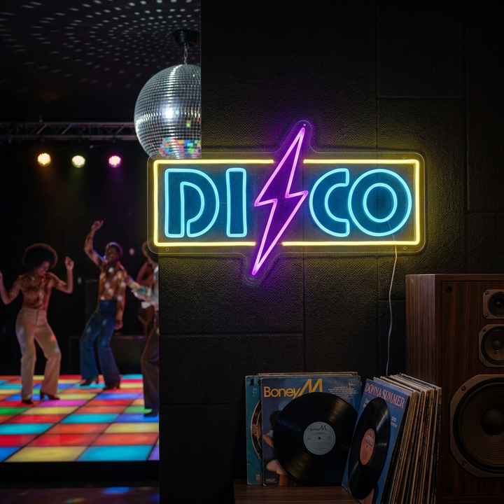 "Disco" Neonkyltti