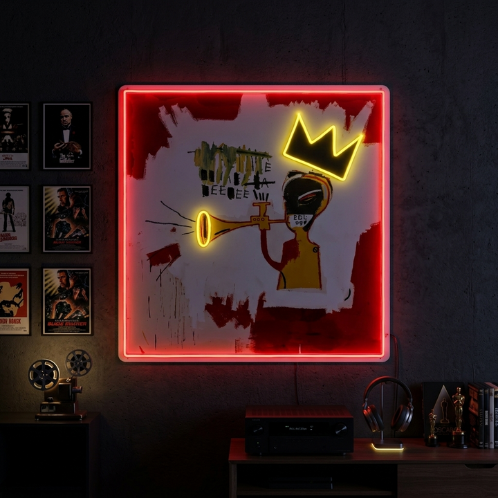 "Jean Trumpet" Neonkyltti