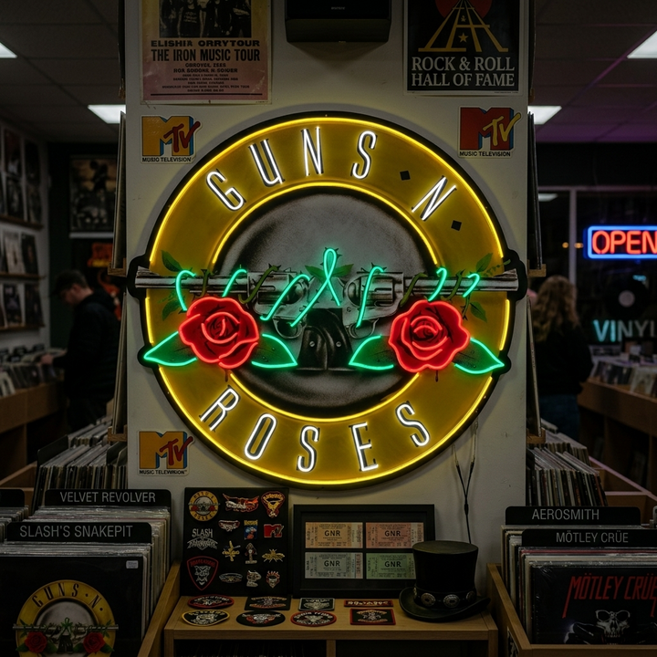 "Guns N Roses" Neonkyltti