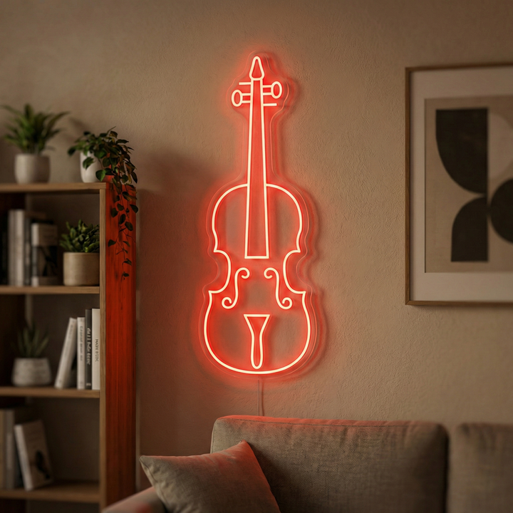"Viulu" Neonkyltti